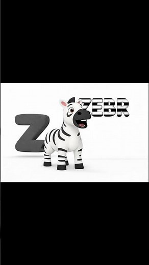 Z is for Zebra! 🦓✨ ABC Phonics for Kids | Learn Letter Z Sounds