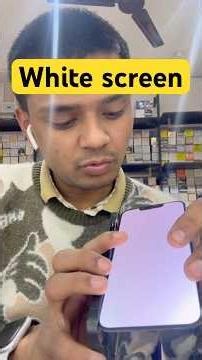 White screen, iPhone, why? ￼