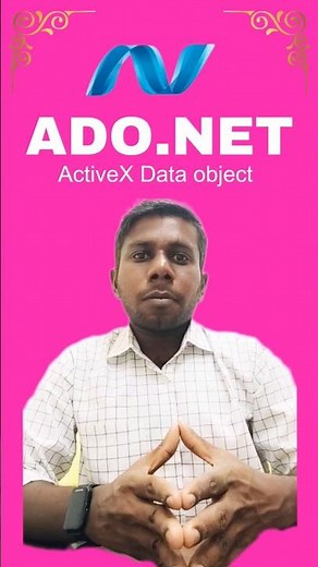 ADO.NET | ActiveX Data Object | Tamil