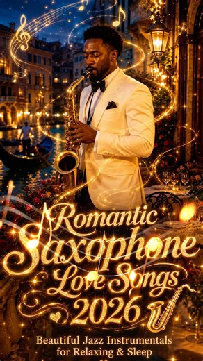 Romantic Saxophone Love Songs 2026 🎷 Beautiful Jazz Instrumentals for Relaxing & Sleep