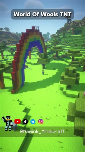 Testing World of Wools TNT in Minecraft