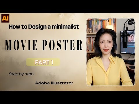 How to Create a Minimalist Movie Poster – Part 1 | Adobe Illustrator Tutorial (Step by Step) | 2025
