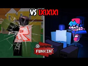 FNF: Boyfriend VS 1x1x1x1 in Roblox // Copyrighted Funkin' – HORROR BLAST █ Friday Night Funkin' █