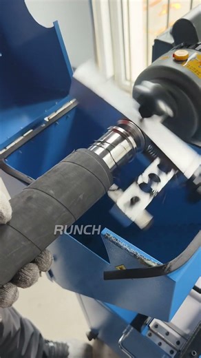 Cutting And Stripping Hose Machine Demonstration For Industrial Efficiency #shorts #machine#tools