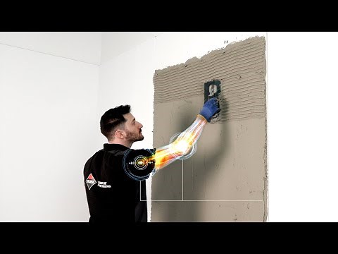 TECH-FLEX NOTCHED TROWEL. Make it comfortable. New generation of notched trowels.