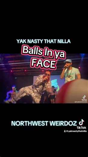 Yak Nasty’s Balls in ya face #YakNastyThatNiLLa #livemusic #bloopers #outtakes #reelsviralシ