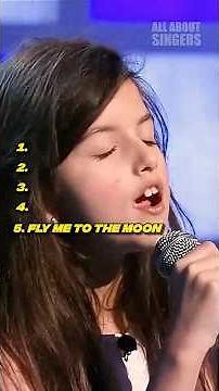 Goosebumps Performances from Angelina Jordan #angelinajordan #top5 #ranking #shorts