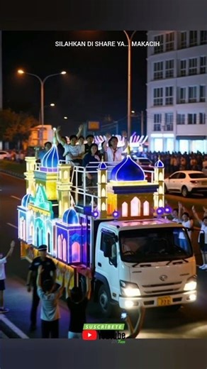 gebyar karnaval takbiran Idul Fitri meriah #shorts