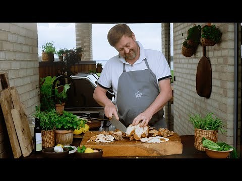 Grillopskrift - Jesper Kochs grillkylling med citron og estragon
