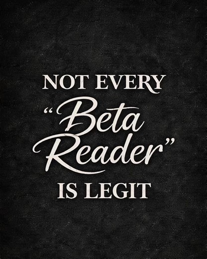If you run a generic “beta reader” account with no real posts, no reading history, and you cold-message authors asking to beta read their books PLEASE STOP! I don’t select beta readers via DMs. I use an application form. I vet carefully. And yes, I can absolutely tell the difference between genuine readers and content-scraping or AI-assisted accounts. If you’re a real reader, amazing. Thank you. If you’re trying to funnel authors into paid services or scrape content… this isn’t the place. To fel