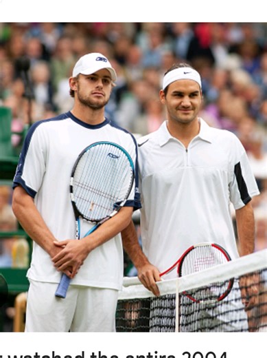 Federer vs. Roddick Wimbledon Final 2004