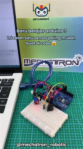 🎬 IR Detection: Deteksi Objek dengan Sensor Inframerah di Arduino Mechafriends! Mau bikin robot line follower, sistem keamanan, atau deteksi objek otomatis? Nah, kita bakal pakai Sensor IR Detection, yang bisa mendeteksi keberadaan benda dengan sinar inframerah! 🔥📡 Abis nonton ini, dijamin siap gas bikin proyek deteksi objek sendiri! 🤩💡 📌 Jangan lupa follow, like, komen, dan share ke teman-teman kalian biar nggak ketinggalan tutorial Arduino lainnya🚀 #arduino #arduinoproject #arduinotutor