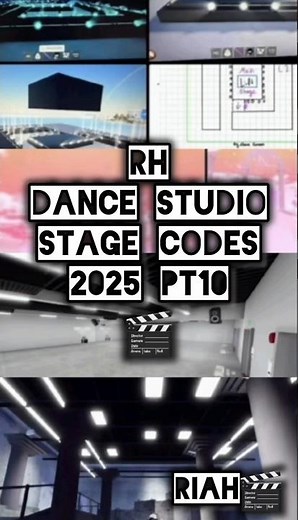 Rh dance studio stage codes pt10 2025 1 million dance room #rhdancestudio #roblox #kpop #games