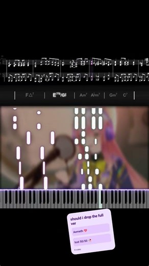 Fleet Snowfluff's Memories Practice Time - Indigo Universe Short Piano #wutheringwaves #wuwa #piano