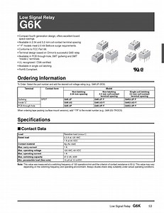 [Hot Item] Low Signal Relay G6K-2F-Y-DC5 Bridge Rectifier