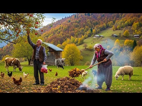 How do people live in remote Turkish villages? Rural life in autumn