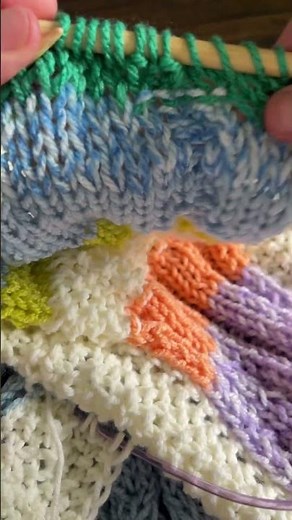 Colorful Threads⚡️An Intarsia Sampler Blanket 💖 WONDERFUL Knitting Designs for beginners