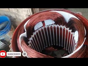 3phase motor/15 hp motor winding/1450 rpm/36 slot/full video and diagram connection