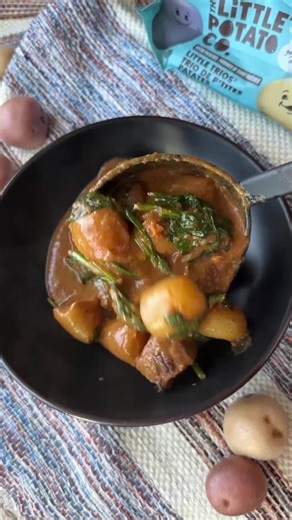 Hearty Beef Peanut Stew with Little Potatoes Recipe