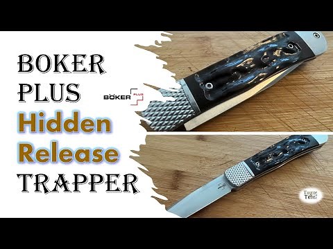 Such a Snappy Mechanism! Boker Hidden Release Trapper: Bolster Lock Automatic