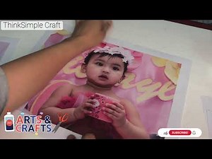 DIY Birthday Standee || How to Make DIY Standee