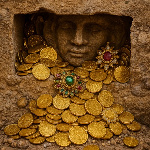 85K views · 686 reactions | The sleeping god inside the rock and the treasure around it are incredible | My.kingdom | Facebook