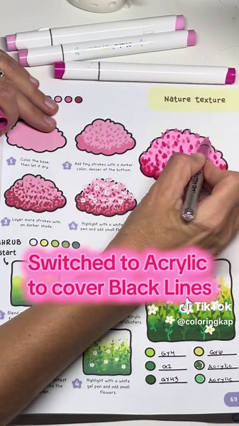 Dibuja Patrón de Arbustos con Coco Wyo