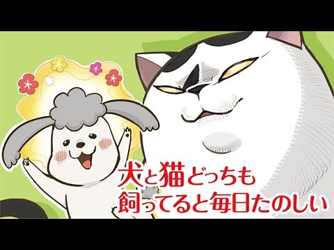 「コメント王」【第17話】犬と猫どっちも飼ってると毎日たのしい 2021年4/30（金）まで！【公式アニメ】