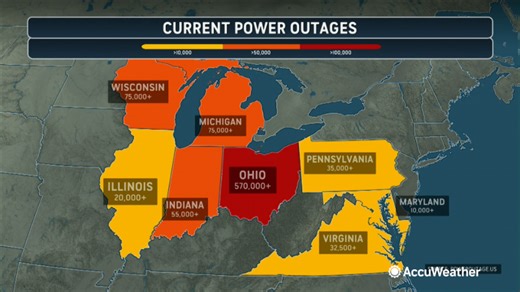 Power outage-causing winds are just the start of severe weather in the Midwest