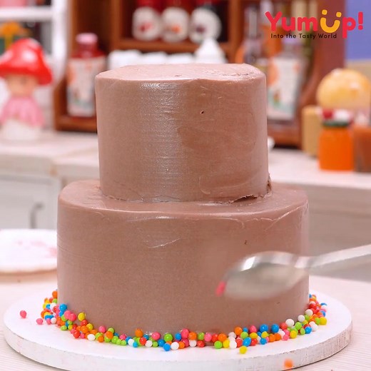 4.8K views · 43 reactions | Soft And Fluffy Chocolate Cake With M&M Candy part 5 | Cake Lovers | Facebook