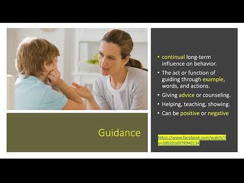 Positive Guidance Techniques Lesson Child Development