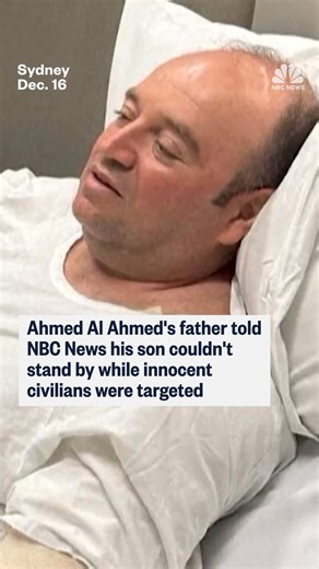 15M views · 491K reactions | Australian Prime Minister Anthony Albanese hailed 43-year-old shop owner Ahmed al Ahmed for his heroism as he visited the hospital Tuesday. | NBC News | Facebook