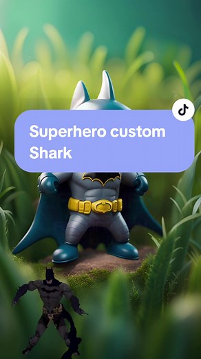 Superhero Custom Shark Cartoon Animation
