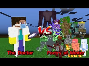 The Doctor vs Poetry of Winter | Minecraft Mob Battle