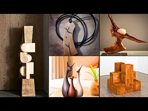Creating Minimalist Wood and Resin Abstract Sculptures.