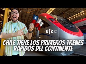 Viaja en 180 minutos los Trenes más RAPIDOS del CONTINENTE en CHILE 🇨🇱 de SANTIAGO a CHILLAN 😱