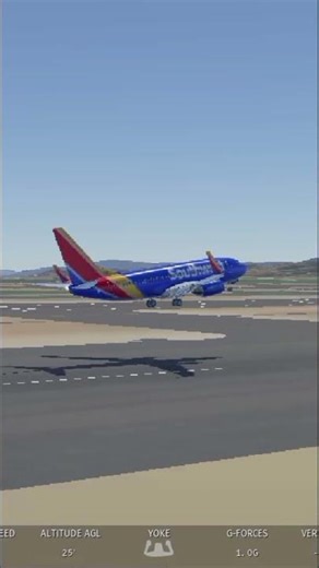 southwest b737-700 landing at sfo infinite fs