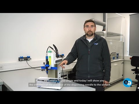 Dispensing Tip: Distance between dispensing needle and substrate