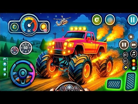 Monster Truck Simulator 2025 | Ultra Realistic Offroad Racing, Stunt Challenges & 4K Gameplay