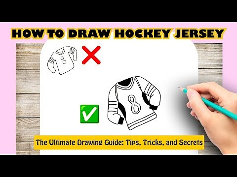 How to draw HOCKEY JERSEY Easy for kids