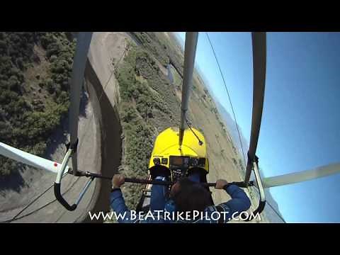 Ultimate Trike Flying - Extreme Microlight Maneuvering up Carson River