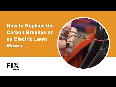 LAWN MOWER REPAIR: How to Replace the Carbon Brushes on Your Electric Lawn Mower | FIX.com
