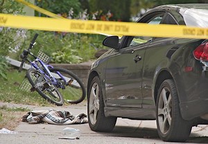 Cyclist injured in crash