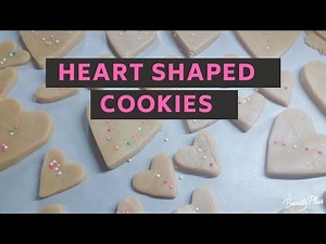 How to make heart - shaped cookies // YUMMY BAKINGS.