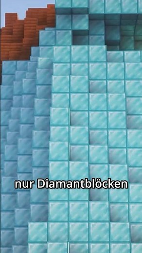 Minecraft, but each chunk is JUST ONE block… #shorts #minecraft #german