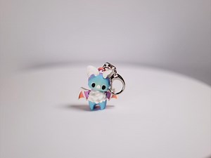 Pixie Bat Keychain | Cute 3D Printed Articulated Multicolor Pixie Bat Accessory Fidget Toy | Kawaii Fantasy Bag Charm or Lanyard Accessory - Etsy