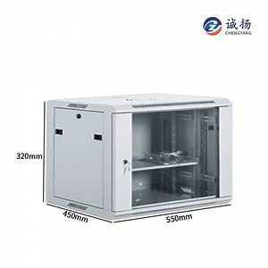 [Hot Item] 6u 550*450*320 Wall Mounted Monitor Metal Enclosure Cabinet Network Cabinet