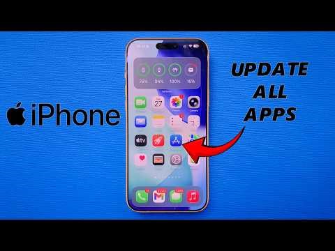 How To Update ALL Apps On iPhone