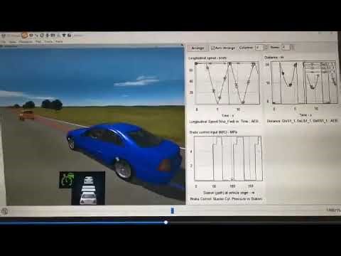 AEB simulation model based on headway Carsim and Simulink unite Autonomous Emergency Braking