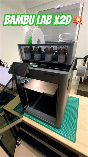 I Built My New Bambu Lab X2D! 🔥 #shorts
